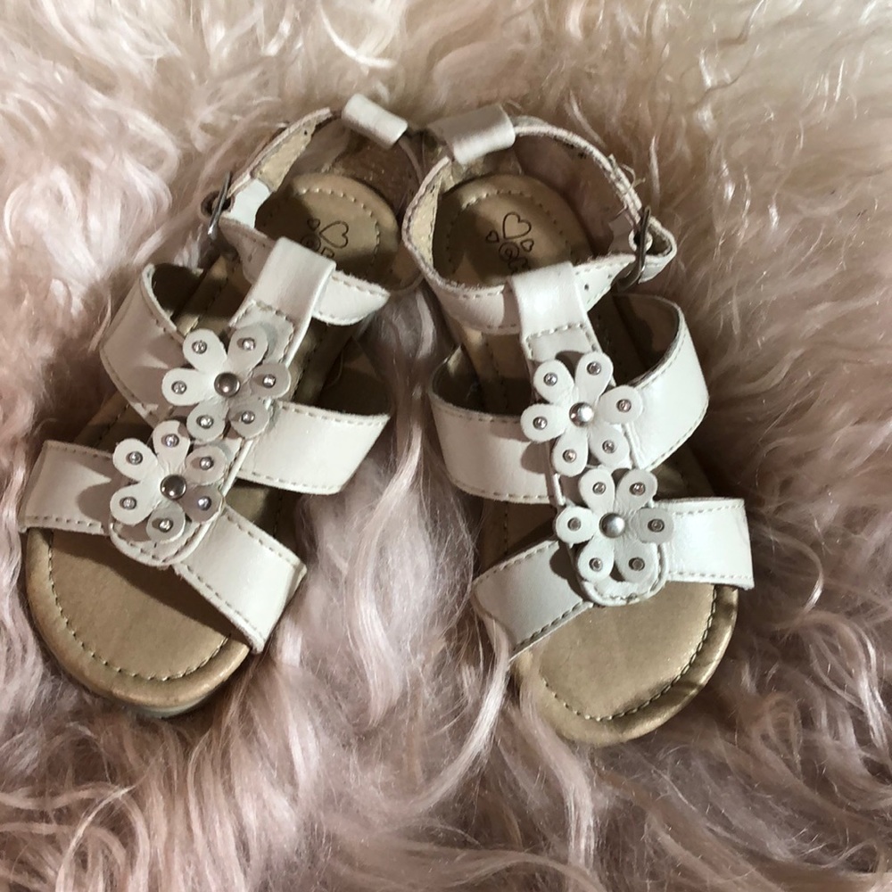 Toddler Girl Leather Sandals (NWOT)